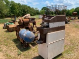 Fresh Orange Squeezer, Eng Pump & Tank, Vintage Chop Saw