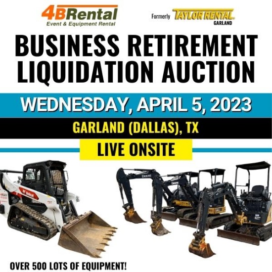 Business Retirement Liquidation Auction