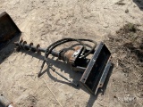 Mini Skid Steer Auger Attachment