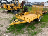 2007 4x8 S/A Utility Trailer