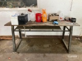 72x22x30 Steel Table & Contents