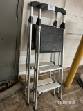 (2) 3 Step Aluminum Ladders