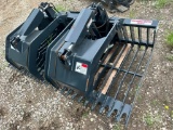 Unused Stout HD78-3 78in Rock Bucket Grapple Skid Steer Attachment [YARD 1 - TX]