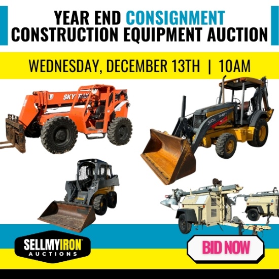 Year End Construction Equipment Auction