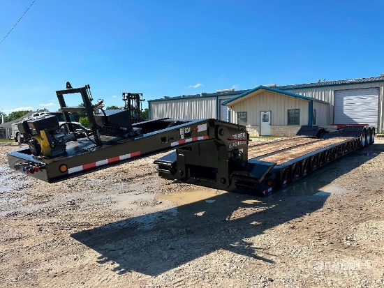 2009 Load King 553SS Self Contained Hydraulic RGN Tri/A Lowboy Trailer [YARD 1]