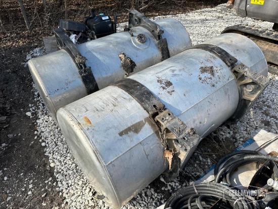 (2) Aluminum 150 Gal Truck Tractor Fuel Tank [YARD 1]