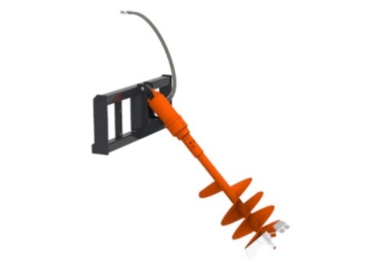 Unused WIG XN-LXZ01-18 Auger Drive & Bit Skid Steer Attachment [YARD 1]