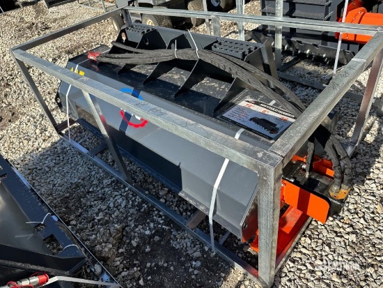 Unused WIG XN-XG01-72 Tiller Skid Steer Attachment [YARD 1]