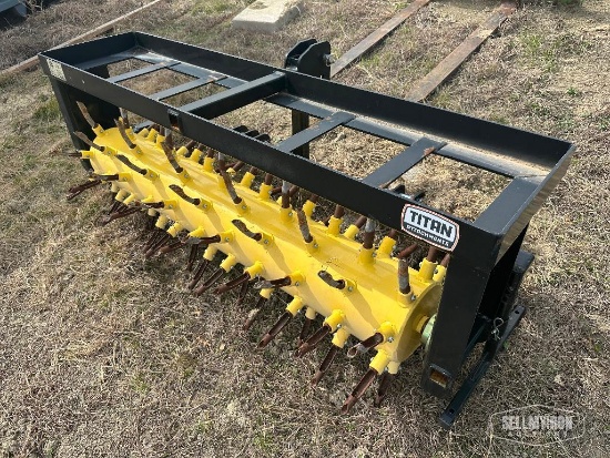 2021 Titan 60DPA 62in Drum Plug Aerator [YARD 3]
