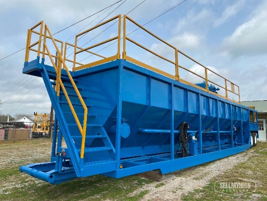 Del Tank Sandcat Oilfield T/A Trailer Mounted Flowback Tank [YARD 2]