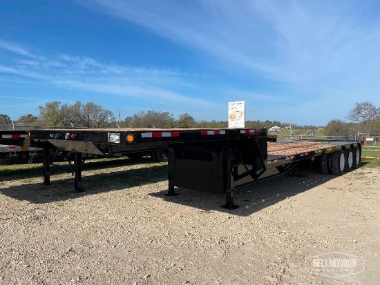 2003 Aztec Tri/A Oilfield Step Deck Trailer w/ Rolling Tailboard [YARD 2]
