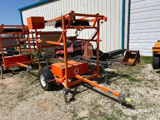 2018 Work Area Protection Corp VSL Variable Speed Limit Sign S/A Sign Board Trailer [YARD 2]