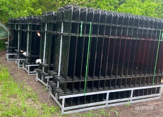 Unused 220ft F10 Wrought Iron Site Fence [YARD 1]