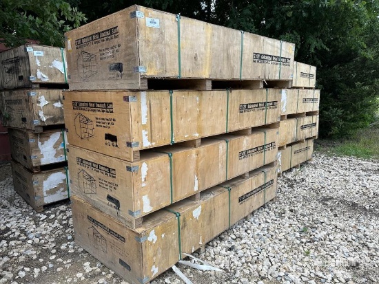 (4) Unused 12ft x 20ft MSC1220F Galvanized Metal Livestock Shed [YARD 1]