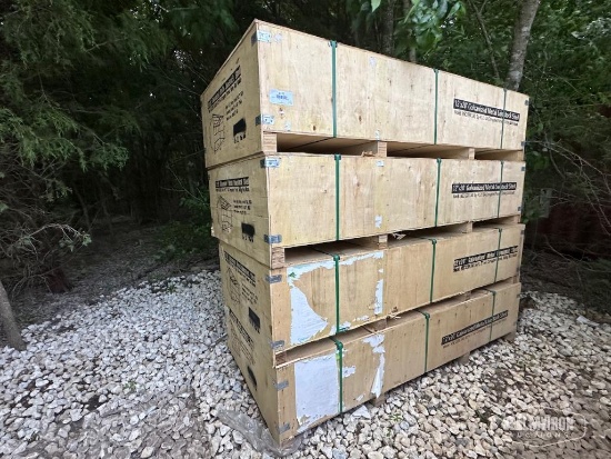 (4) Unused 12ft x 20ft MSC1220F Galvanized Metal Livestock Shed [YARD 1]