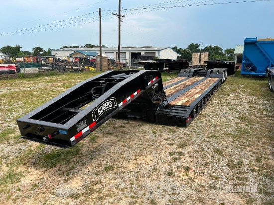 1997 Rogers CR50PL86 50 Ton Tri/A RGN Lowboy Trailer [YARD 2]