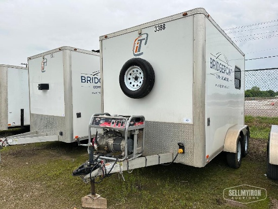 2022 InTech 12ft T/A Fiber Optic Splicing Trailer [YARD 3]