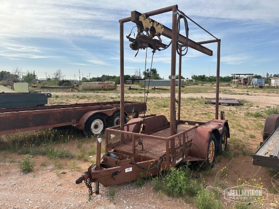 Shop Made 10ft T/A Monorail Trailer