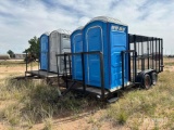18ft T/A Trash Trailer / PortaPotty Combo