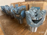 (4) Unused 6-1/4in Smith Gruner OFM Milled Tooth Tricone Rock Drill Bit