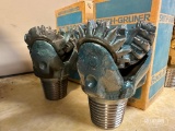 (2) Unused 4-1/2in Smith Gruner Milled Tooth Tricone Rock Drill Bit