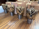 (4) Unused 3-1/8in Smith Gruner OFM Milled Tooth Tricone Rock Drill Bit