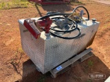 Diamond Plate Fuel Tank w/ Electric Pump
