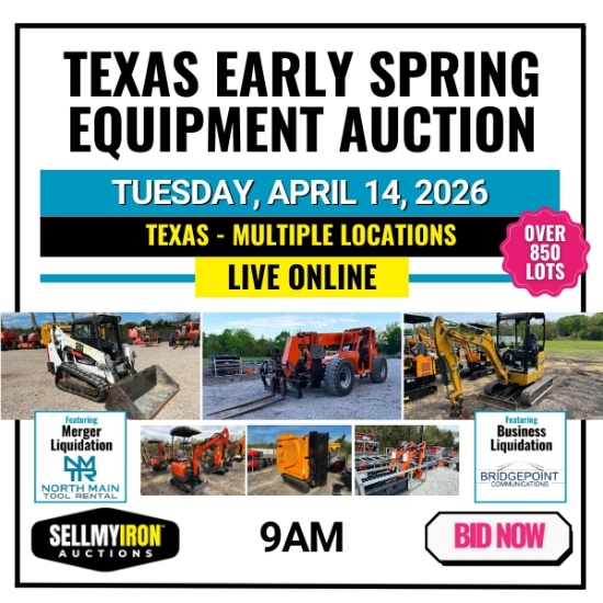 Texas Early Spring Equipment Auction