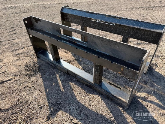 Unused 2026 Wolverine PFF2-13-45W Pallet Fork Frame Skid Steer Attachment [YARD 1]