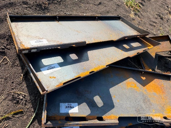 Unused 2026 Wolverine QMP3-16-6T 1/4in Universal Quick Attach Mount Plate Skid Steer Attachment