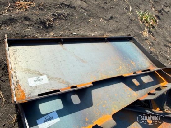 Unused 2026 Wolverine QMP3-16-6T 1/4in Universal Quick Attach Mount Plate Skid Steer Attachment