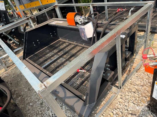 Unused 2026 Wolverine SB-12-72W 72in Screening Bucket Skid Steer Attachment [YARD 1]