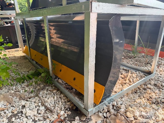 Unused 2026 Wolverine SWDB-11-84W 84in 6-Way Dozer Blade Skid Steer Attachment [YARD 1]