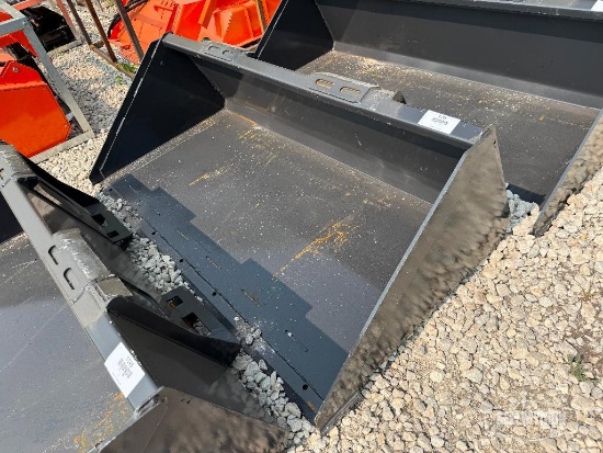 Unused 2026 Wolverine TDB-11-72W 72in Track Duty Bucket Skid Steer Attachment [YARD 1]