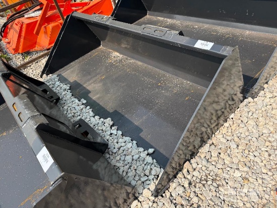Unused 2026 Wolverine TDB-11-78W 78in Track Duty Bucket Skid Steer Attachment [YARD 1]