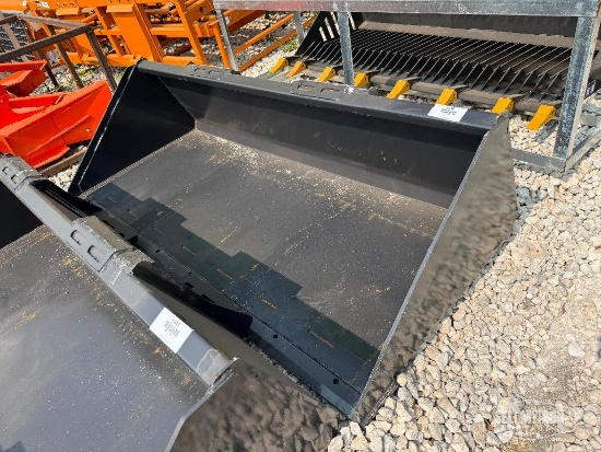 Unused 2026 Wolverine TDB-11-84W 84in Track Duty Bucket Skid Steer Attachment [YARD 1]