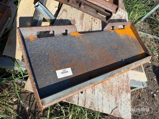 Unused 2026 Wolverine QMP2-16-12T 1/2in Universal Quick Attach Mount Plate Skid Steer Attachment