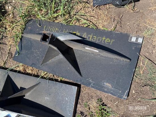 Unused 2026 LandHonor UHA-16-3000G 2in Receiver Hitch Utility Adapter Skid Steer Attachment [YARD 1]