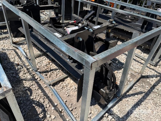 Unused 2026 LandHonor PR-12-72W 72in Harley Power Rake Skid Steer Attachment [YARD 1]