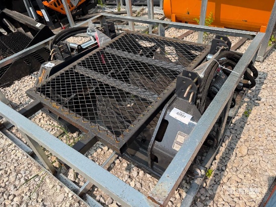 Unused 2026 LandHonor FW-13-15000G 15,000lb Hydraulic Winch Skid Steer Attachment [YARD 1]