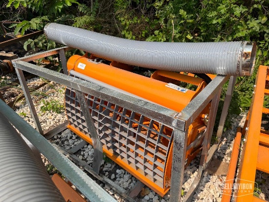 Unused 2026 LandHonor DCM-11-250G 66 Gal Double Discharge Concrete Mixer Skid Steer Attachment [YARD
