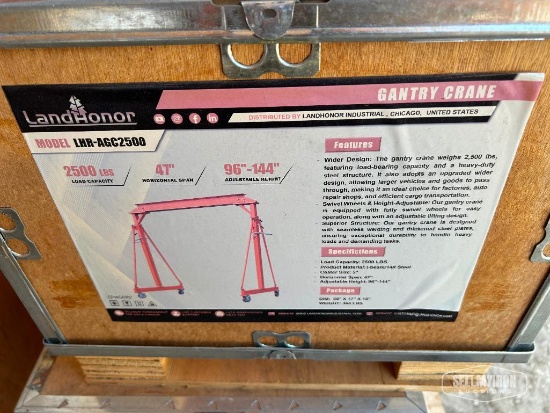 Unused 2026 LandHonor LHR-AGC2500 2,500lb Adjustable Gantry Crane [YARD 1]