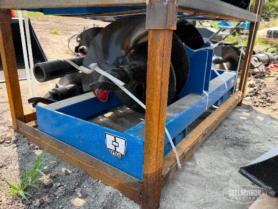 Unused 2026 GIYI Auger Skid Steer Attachment [YARD 1]