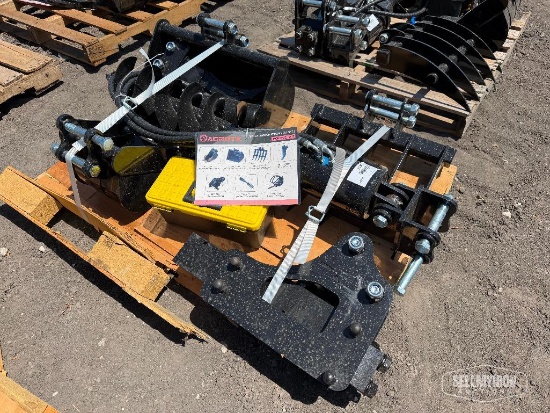 Unused 2026 AGT 12EX-SET7 7-Piece Mini Excavator Attachment Set [YARD 1]