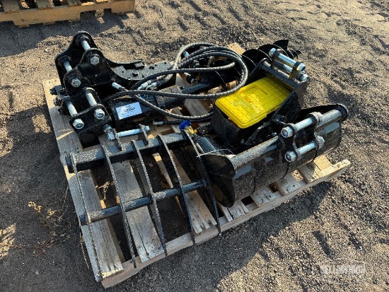 Unused 2026 AGT 12EX-SET7 7-Piece Mini Excavator Attachment Set [YARD 1]