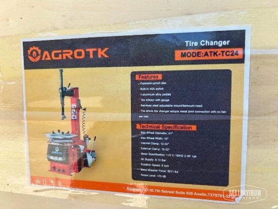 Unused 2026 AGT ATK-TC24 Tire Changer [YARD 1]