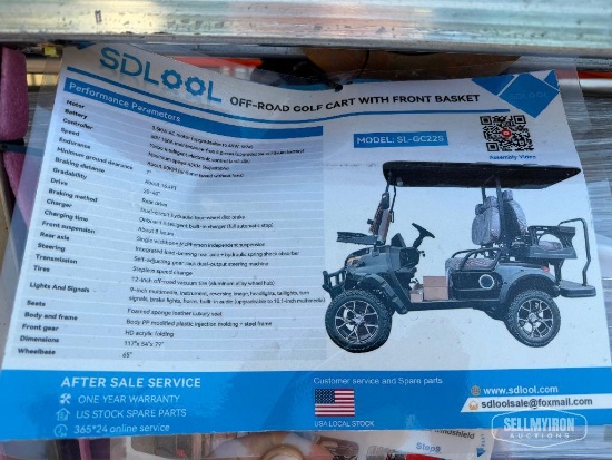 Unused 2026 SDLOOL SL-GC22S 4-Passenger Off-Road Golf Cart [YARD 1]