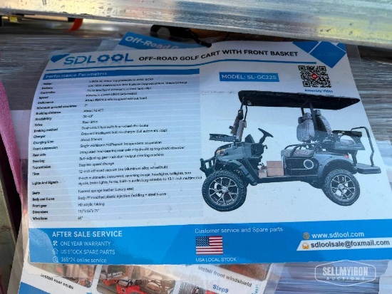 Unused 2026 SDLOOL SL-GC22S 4-Passenger Off-Road Golf Cart [YARD 1]