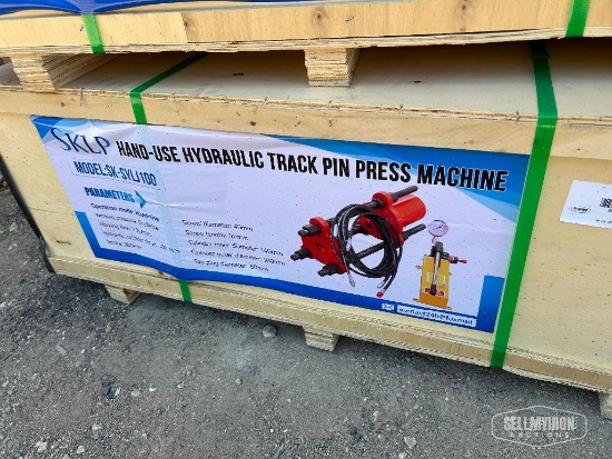 Unused 2026 SKLP SK-SYLJ100 Hand-Use Hydraulic Track Pin Press Machine [YARD 1]