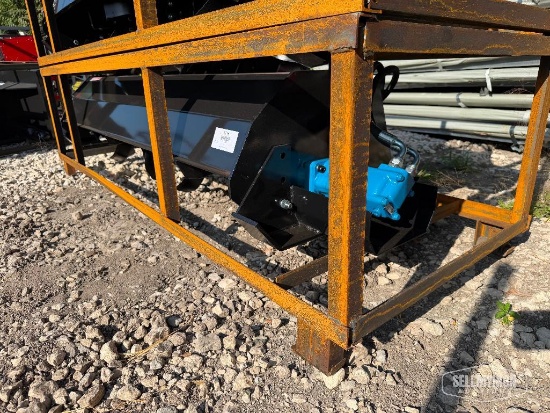 Unused 2026 Mower King ECSSTR072 73 in Rotary Tiller Skid Steer Attachment [YARD 1]